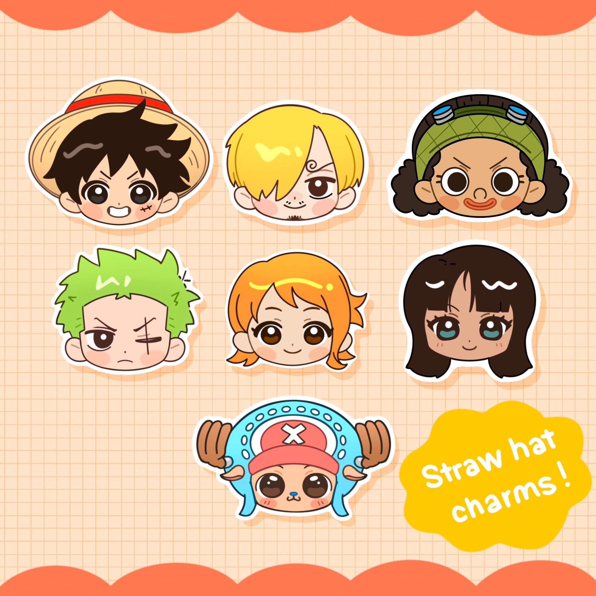 One Piece Acrylic Charms PREORDER thumbnail