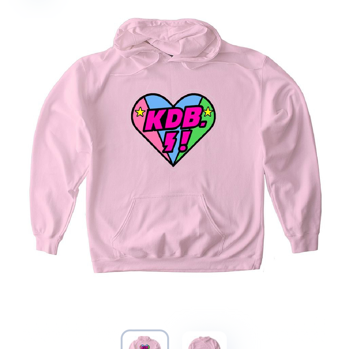 KDB! rainbow heart tees / hoodies 💖🌈 thumbnail