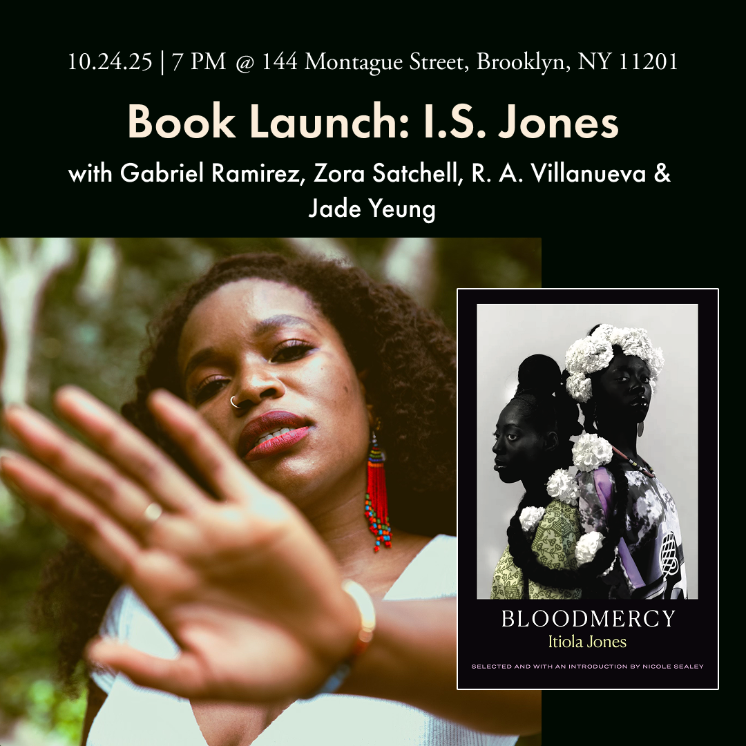 Book Launch: I.S. Jones  thumbnail