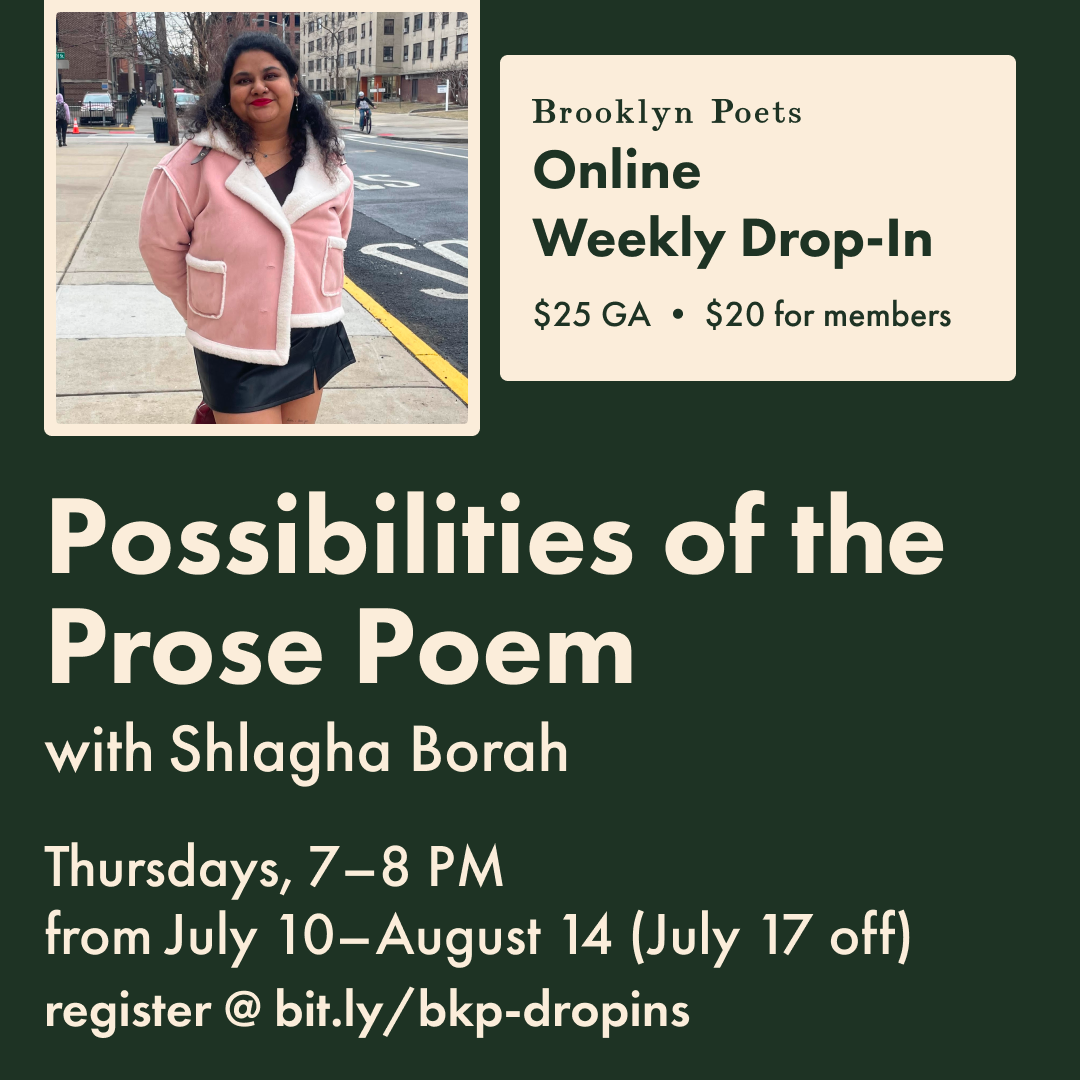 Possibilities of the Prose Poem w/ Shlagha Borah  thumbnail