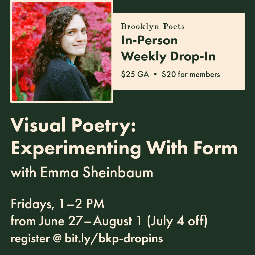 Visual Poetry: Experimenting With Form with Emma Sheinbaum thumbnail