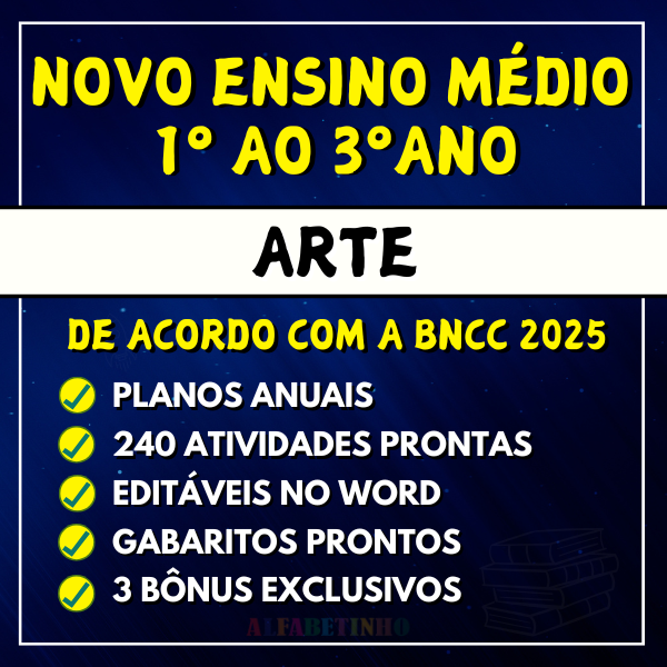 ARTE - Planejamentos e Atividades - Novo Ensino Médio 2025 thumbnail
