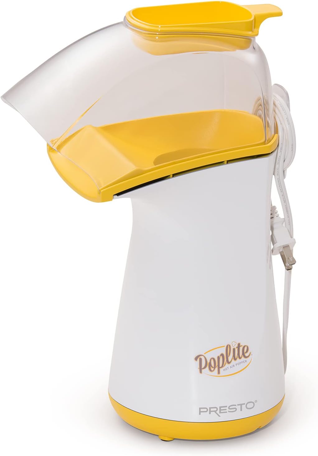 Presto Poplite Hot Air Popcorn Popper, 18 Cups, Yellow  thumbnail