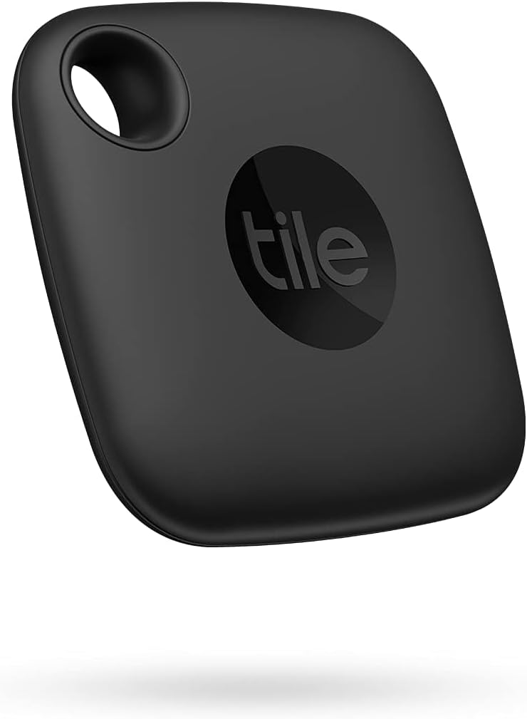 Tile Mate 1-Pack. Black. Bluetooth Tracker, Keys Finder and Item Locator for Keys, Bags and More; Up to 250 ft. Range. Water-Resistant. Phone Finder. iOS and Android Compatible.  thumbnail