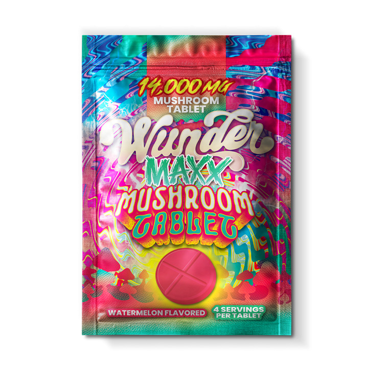 Wunder Mushroom Maxx Tablet - Watermelon - Wunder Mushrooms thumbnail