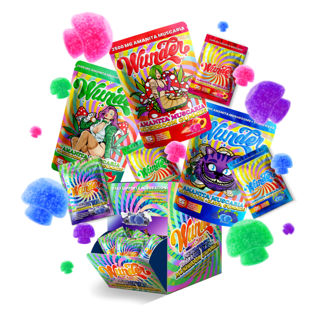 Wunder Mushrooms - Entheogenic Nootropic Blend Gummies thumbnail