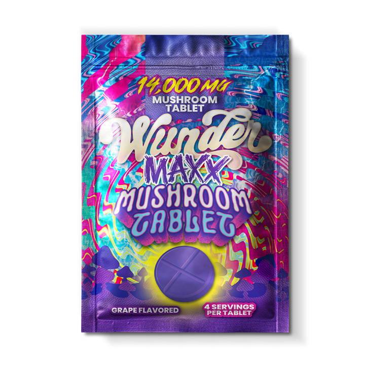 Wunder Mushroom Maxx Tablet - Grape - Wunder Mushrooms thumbnail
