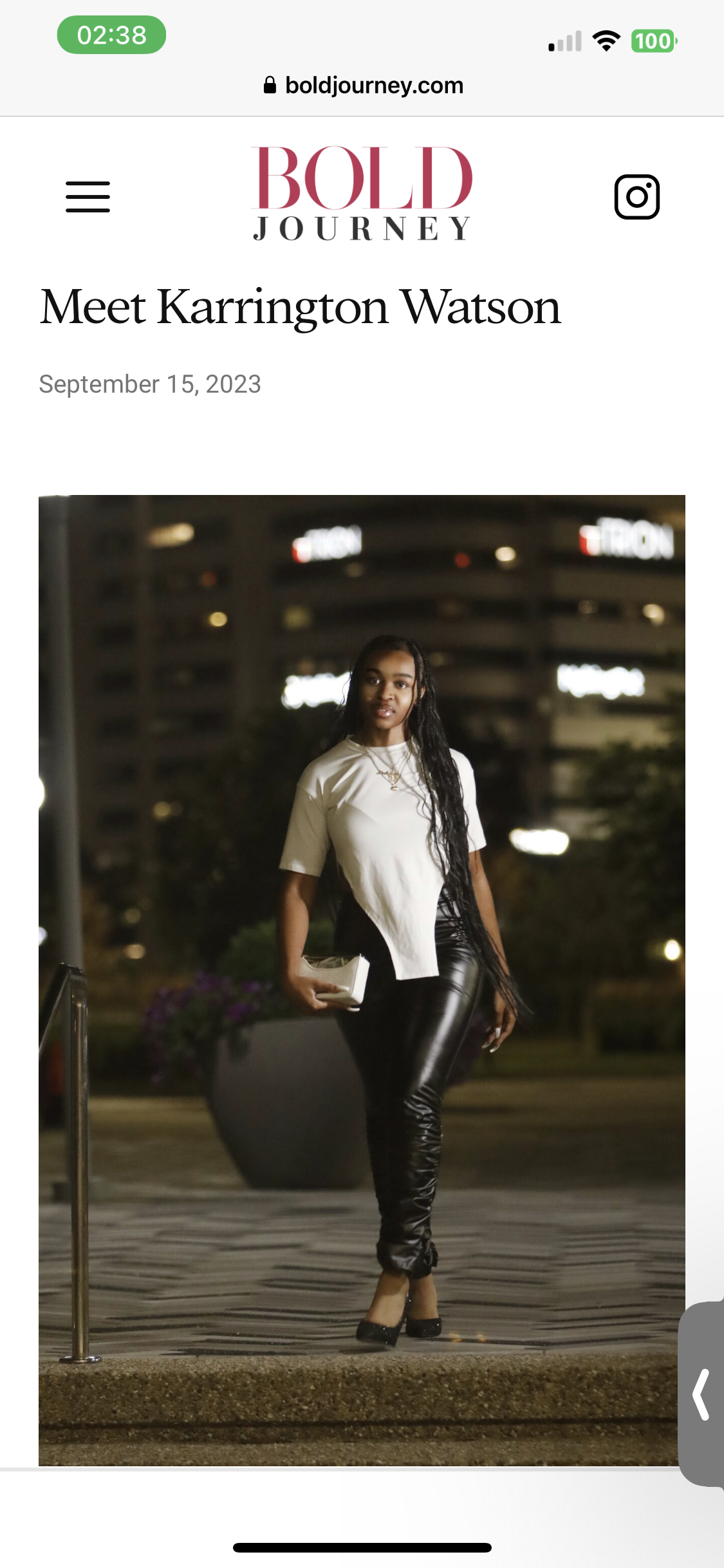 Meet Karrington Watson thumbnail