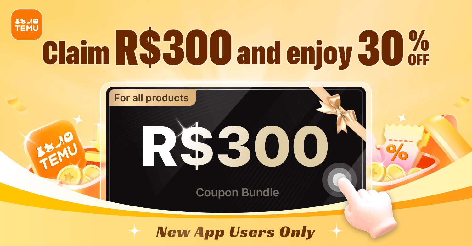 Temu compre com 30% aqui thumbnail