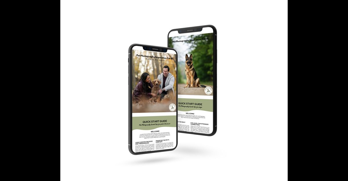 Pet Photography Posing Cards (50 Digital Cards) thumbnail