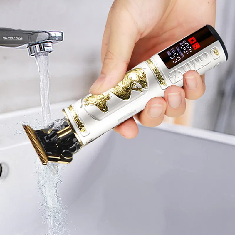 #7 Máquina de corte de cabelo elétrica para homens, aparador para barbeiro thumbnail