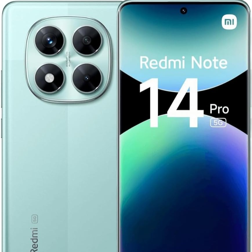 Xiaomi Redmi Note 14 Pro 5G - Smartphone de 8+256GB, Pantalla de 6.67" AMOLED FHD+ 120Hz, MediaTek Dimensity 7300-Ultra, cámara de 200MP, 5110 mAh, Cargador no Incluido, Verde (Versión ES) : Amazon.es: Electrónica thumbnail