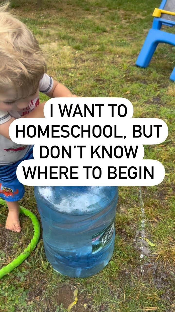 If you want to homeschool and don’t know where to begin… I have GREAT news! You don’t need to start with a fancy curricu