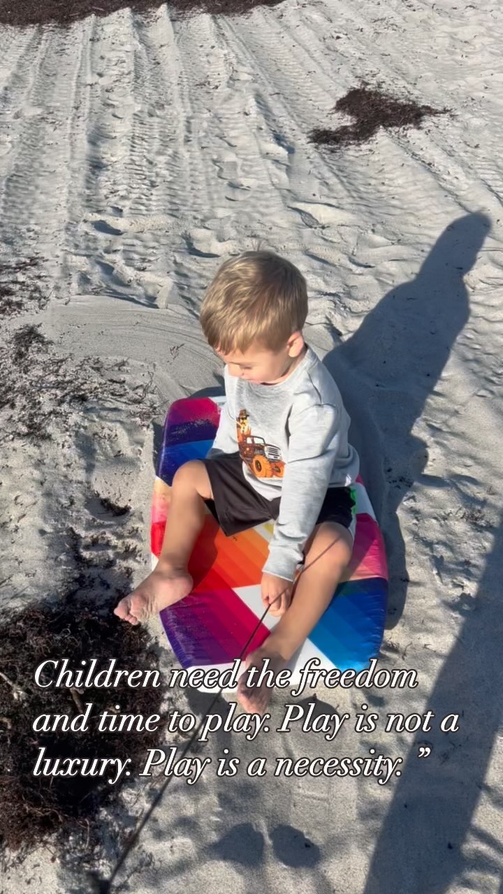 Often we use sensory activities as distractions or ways to promote independent play… sensory can also be used for connec
