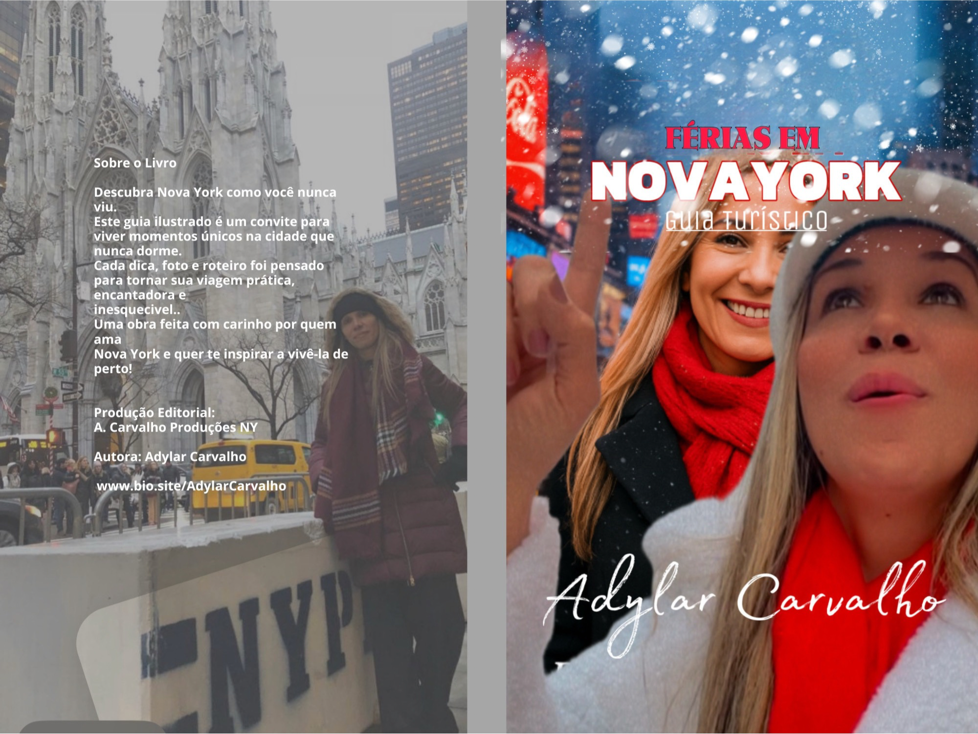 LIVRO : FÉRIAS EM NOVA YORK - Comprar na Amazon  ( Você que sonha em conhecer Nova York até mesmo de longe, esse é o livro que você vai viajar por Nova York. Mostra pontos chaves desde o aeroporto e as estações do ano. Com muitas fotos ilustrativas ) esse livro é um sonho ! Conheça Nova York e Seja feliz ! Esse livro é ótima opção como presente também . https://a.co/d/42wClaO thumbnail