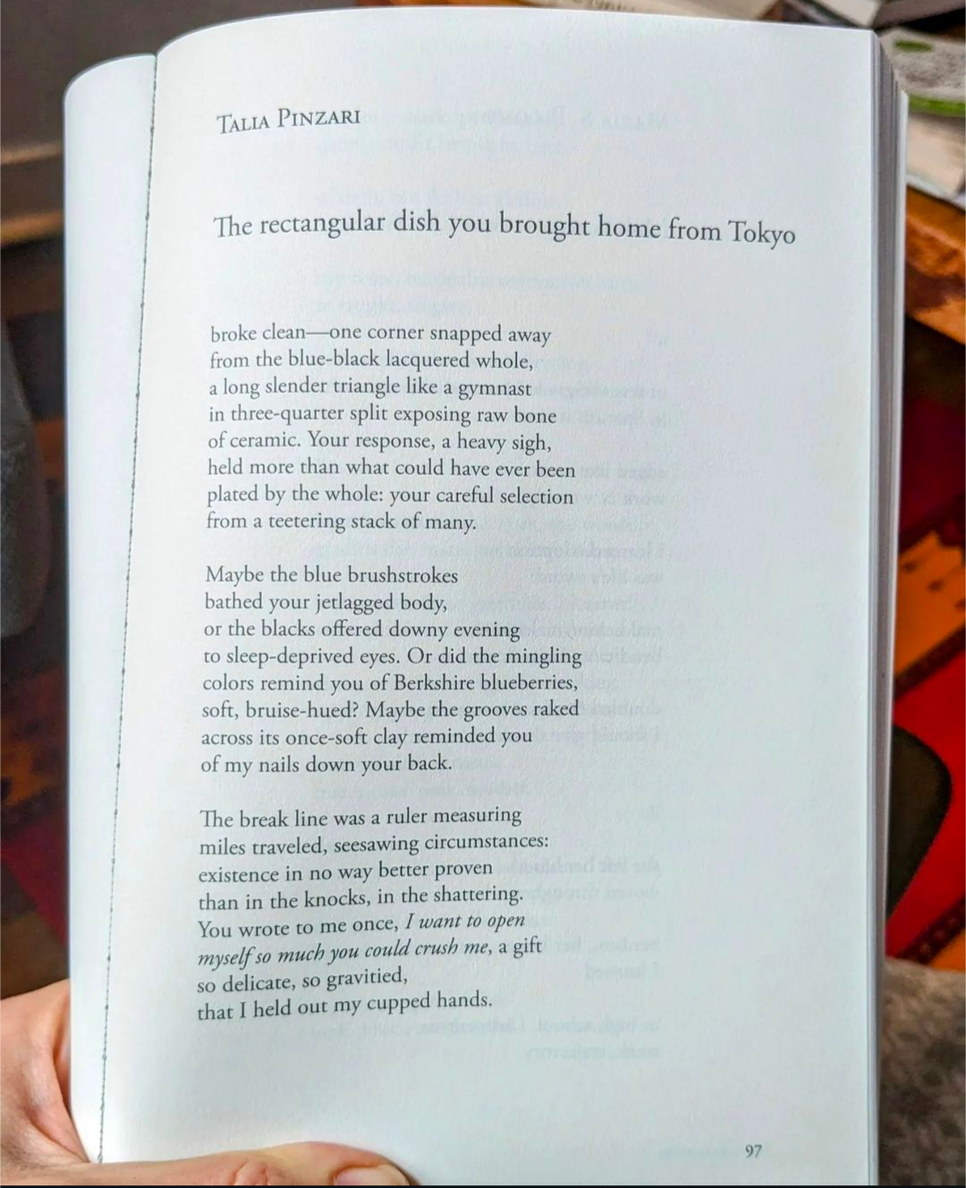 Salamander Magazine, Print Issue 55 | "The rectangular dish you brought home from Tokyo" thumbnail