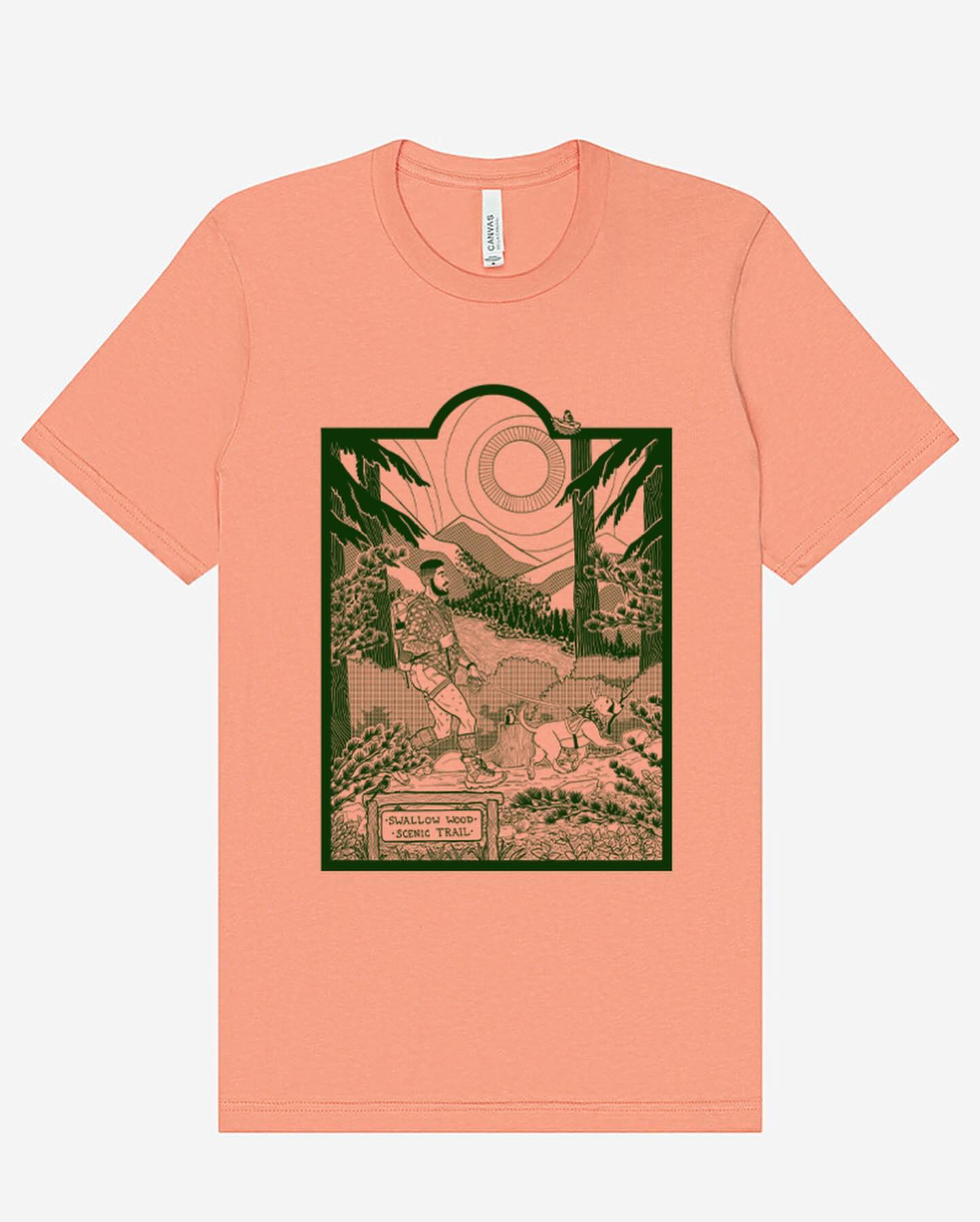 Who is ready to Swallow Wood this summer? My new t-shirt is up for preorder, expected to ship in June. Grab your hiking 
