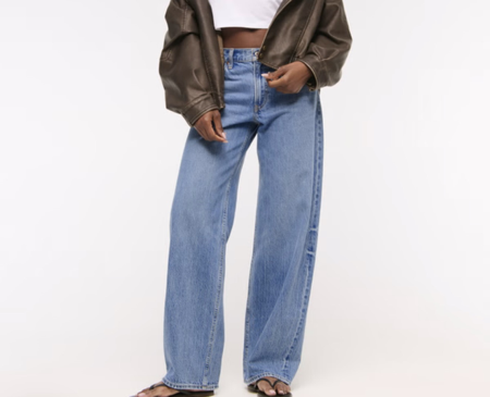 Baggy low rise jeans (love for pregnancy) thumbnail