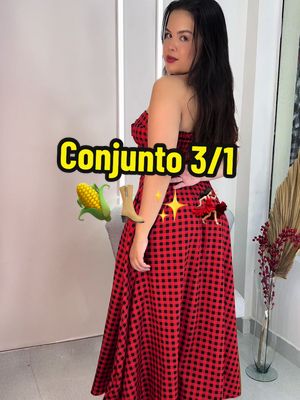 Você escolheria qual opcao?? 🤩 #foryou #festajunina #arraia #junina #xadrez #lookxadrez 