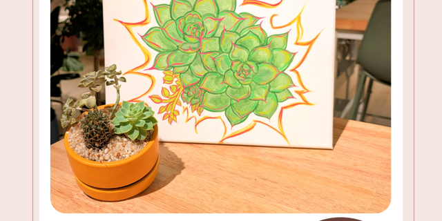 Succulent Paint + Sip - Saturday 6/7 thumbnail