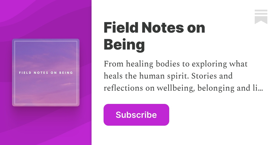 Field Notes on Being | Hava Rose | Substack thumbnail