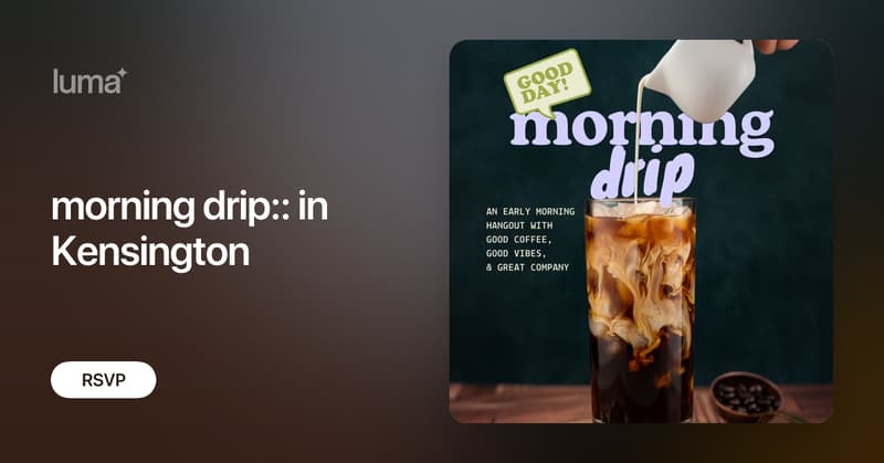 morning drip calendar thumbnail