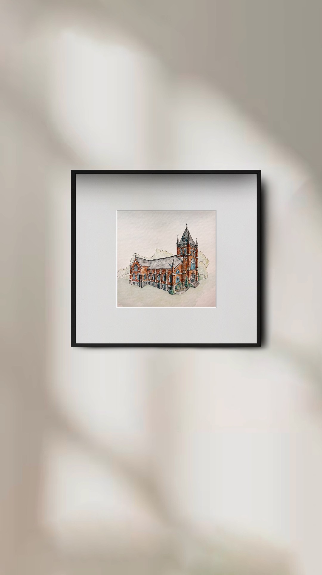 Watercolor Painting of a Church. Order your custom painting today! Link in bio. 

#watercolor #art #custom #weddinggift
