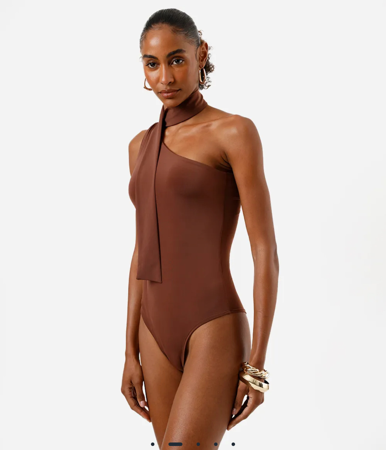 Body ombro único com amarração no pescoço  thumbnail