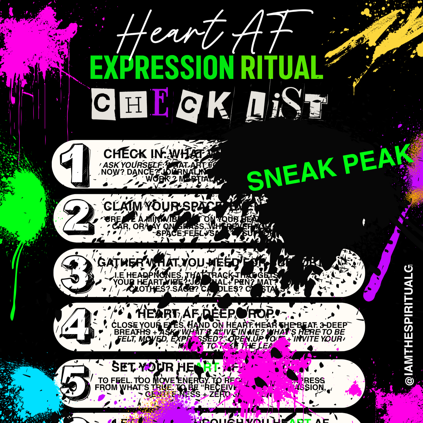 HE-ART AF EXPRESSION RITUAL CHECKLIST TO ALIGN W/ YOUR TRUE VIBE + MAGNETIZE thumbnail