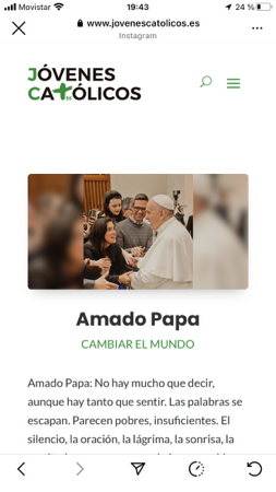 Carta al Papa Francisco,para jóvenes católicos 🇪🇸 thumbnail