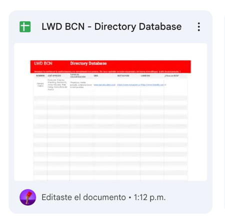 Join the LWD BCN - Directory Database thumbnail