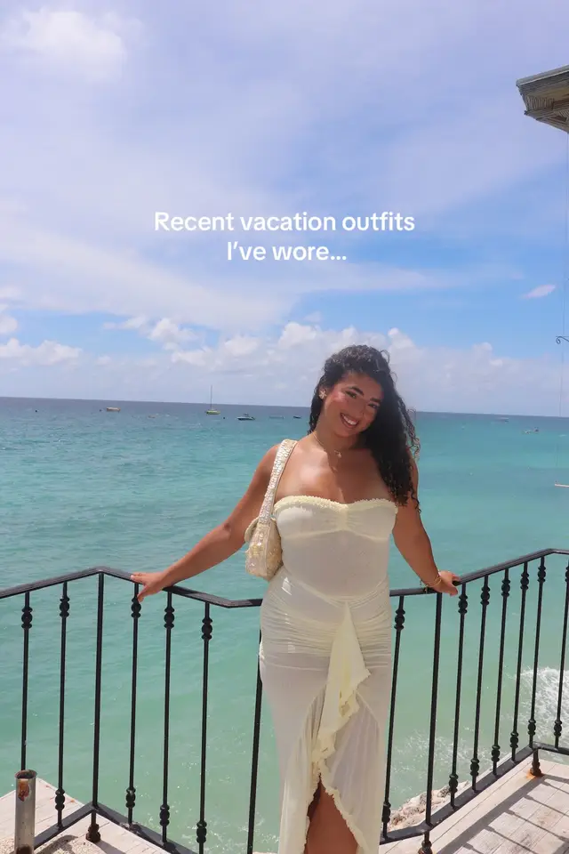 All of my vacation looks from Barbados🤍 the perfect inspo for your next tropical vacay! #barbados  #vacation #vacationou