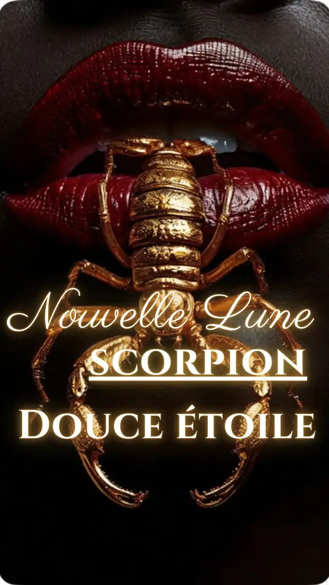 🌕 NOUVELLE LUNE SCORPION 🌕 ~ 20 Novembre  🔥 Cette Nouvelle lune vient nous TRAVERSER. Pas doucement. Pas gentiment. Elle