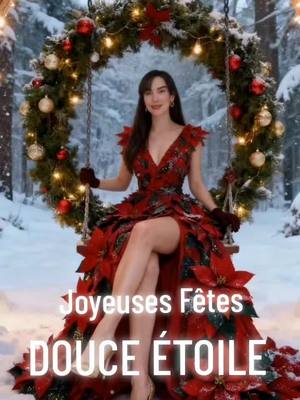 Joyeuses Fêtes de fin d'années à vous tous 🎄🌙✨ Douce Étoile 🌹 #fetes #nouvelleannee #pourtoi #femmefatale #trend 