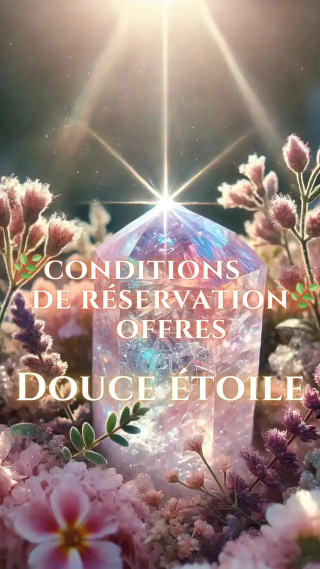 🌟 Cadre de Réservation & Engagement pour mes Accompagnements 🌟 Chers Clients, Clientes,  En tant qu’artiste intuitive, m