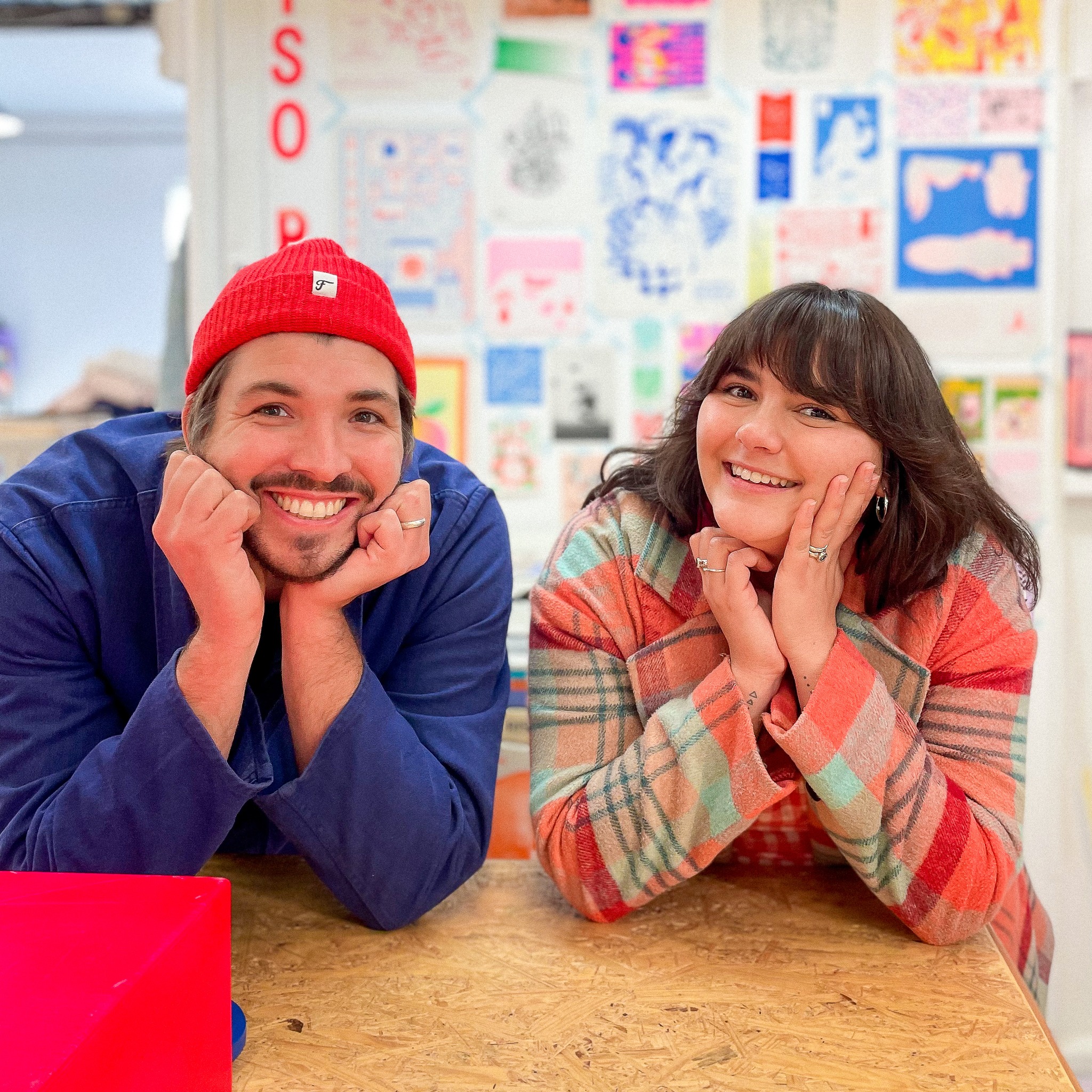 Time to meet the neighbours! We’re Nora and Scott, the printmaking duo behind Neighbourhood Press. We mused on the idea 