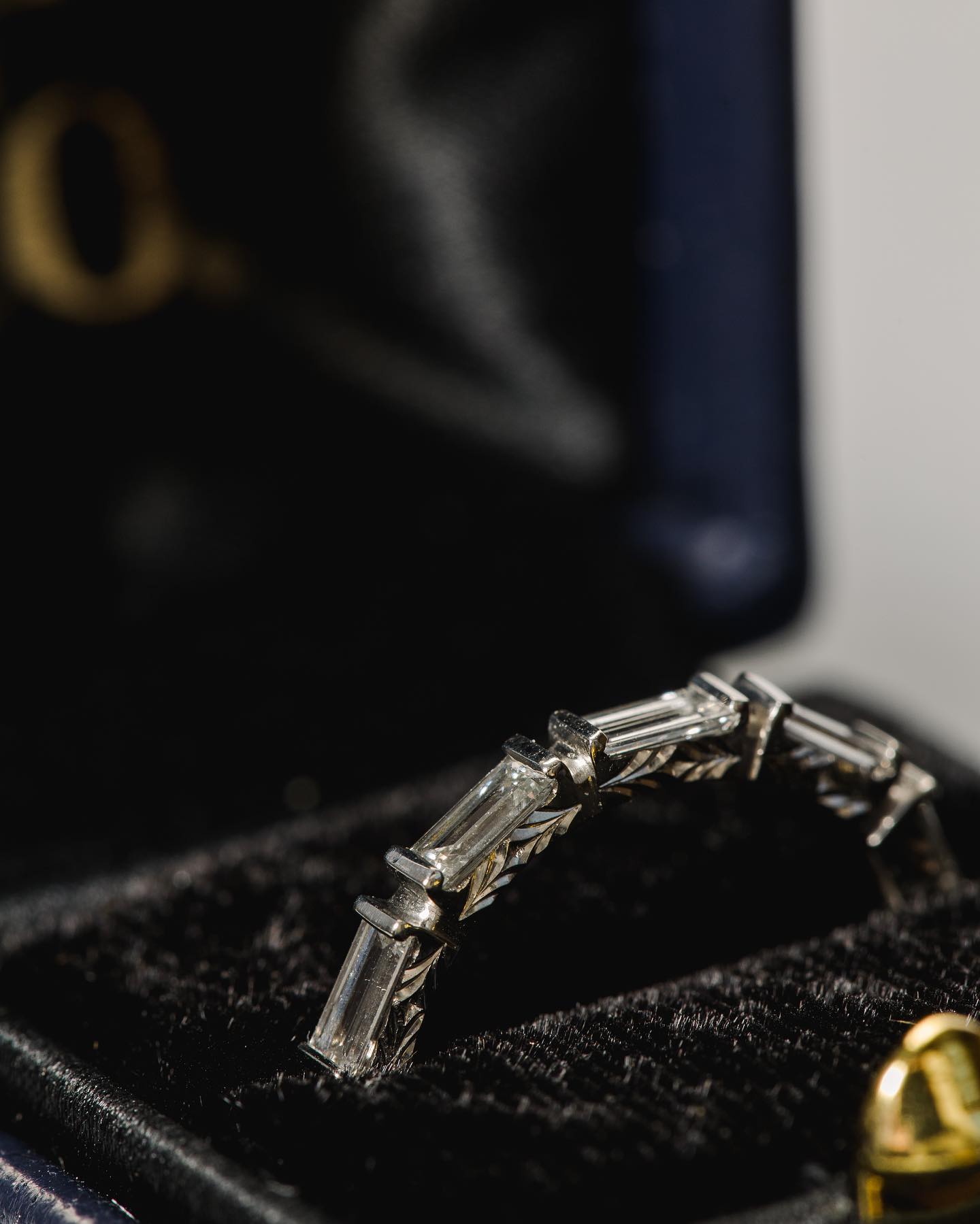 Paying homage to this custom diamond band we designed for a client to pair with her customized Emma ring. Both rings fea