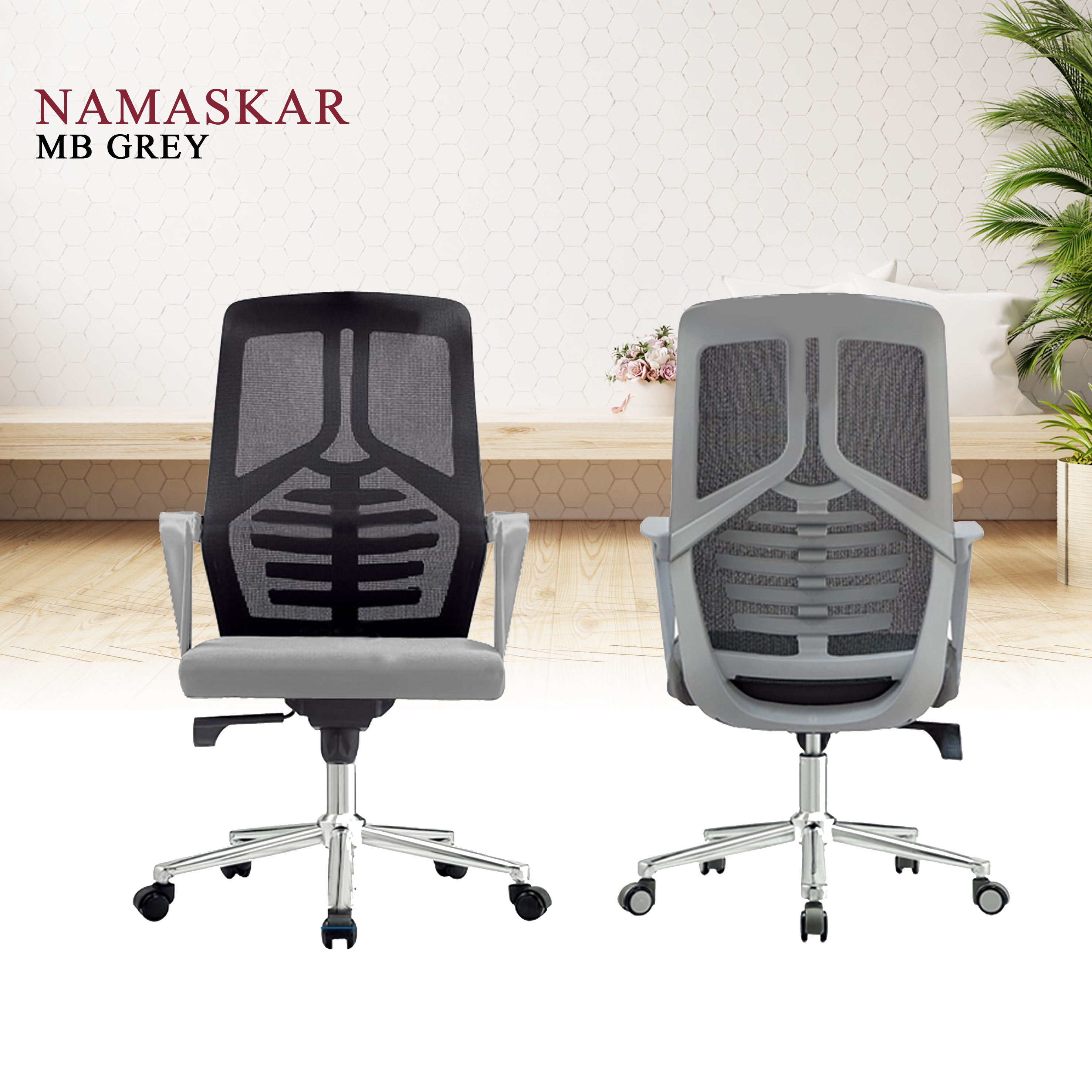 NAMASKAR - MB - GREY CHAIR thumbnail