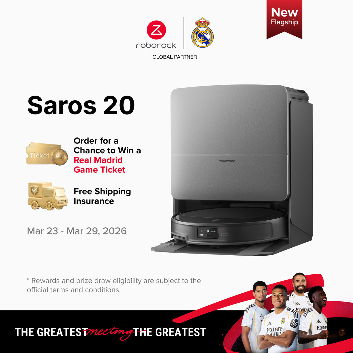 Roborock Saros 20 – AdaptiLift™ Chassis 3.0 for Smooth Threshold Crossing, Powered by 36,000 Pa Suction thumbnail