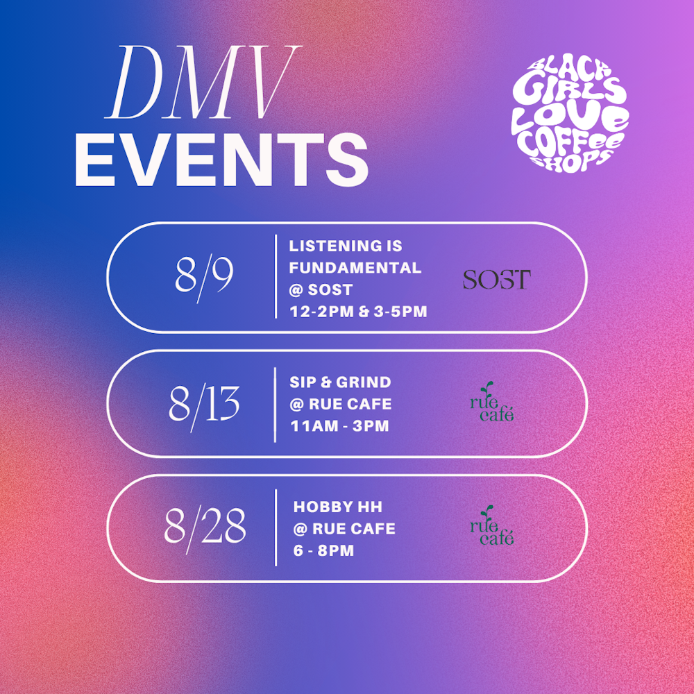 8.13 BGLC DMV: Sip & Grind @ Rue Cafe 💻 thumbnail