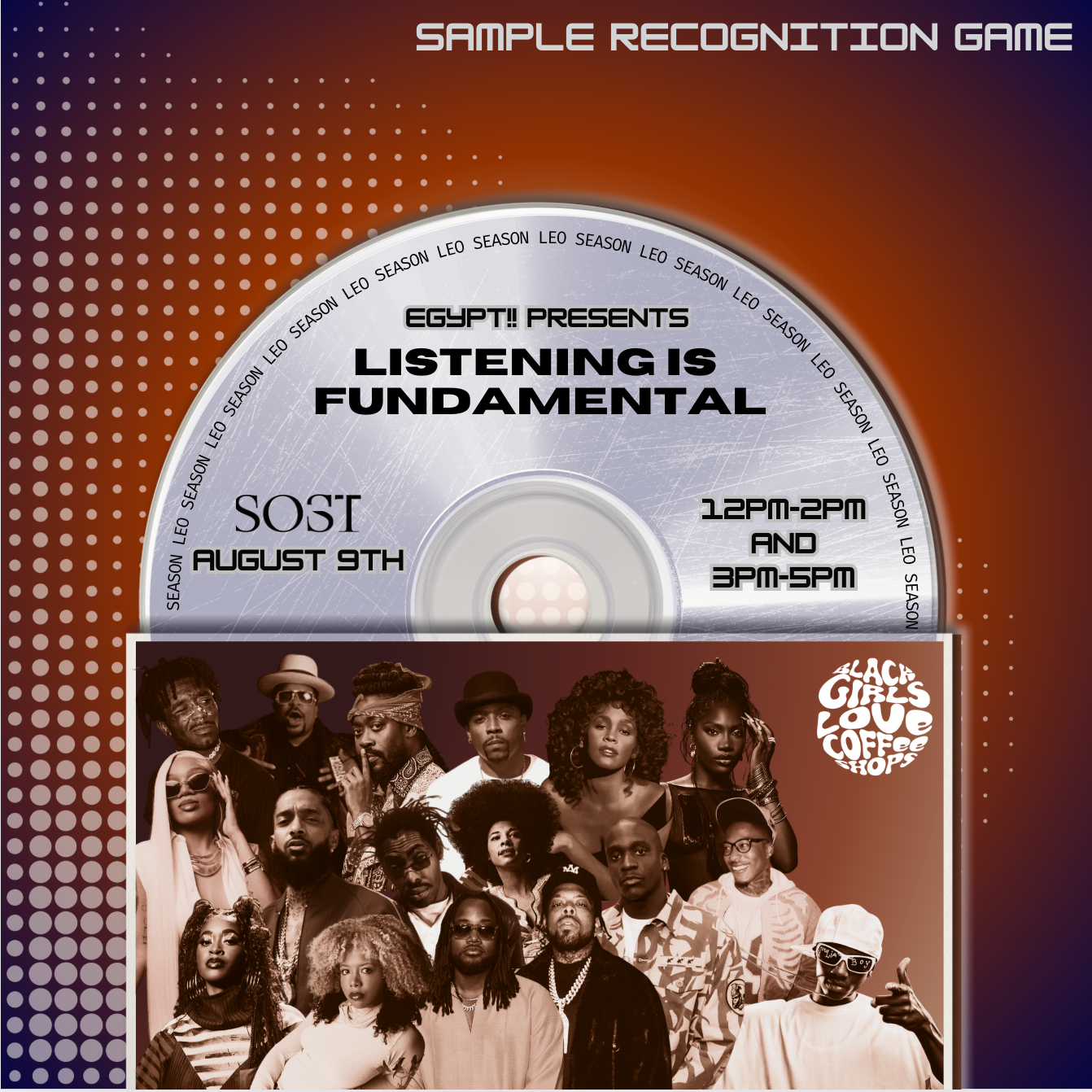 8.9 BGLC DMV: Listening is Fundamental @ SOST thumbnail