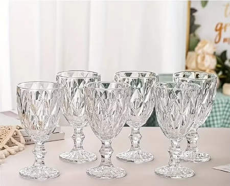 6 taças de vidro thumbnail