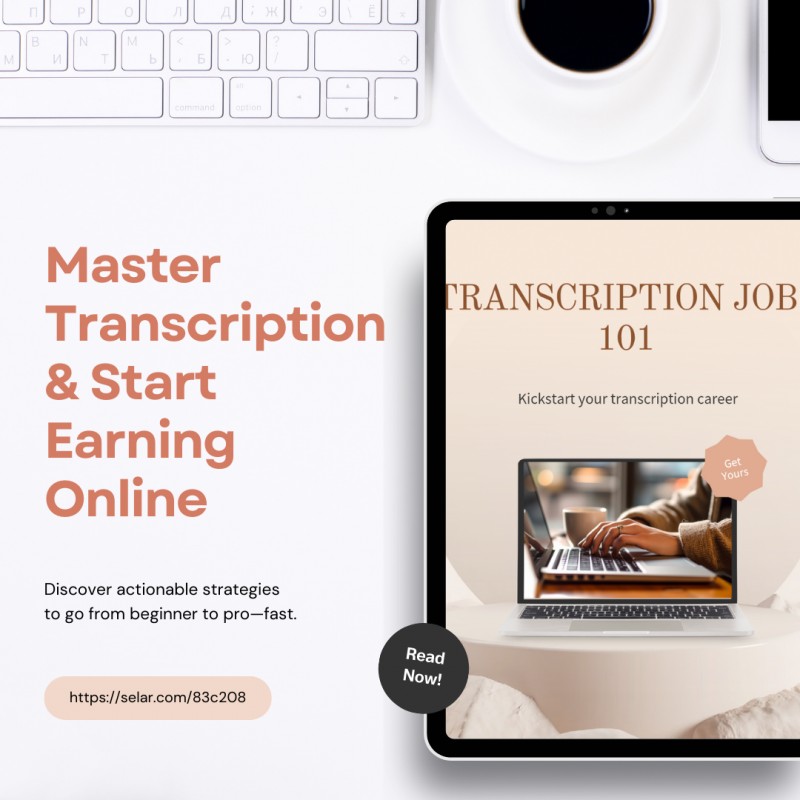 Buy Transcription Jobs 101 by Productivity Girl on Selar thumbnail