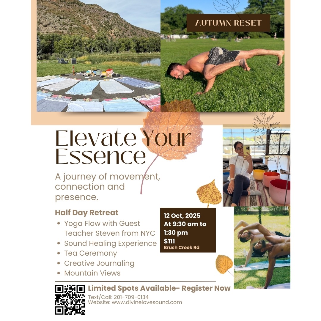 Half-Day: Fall Wellness Retreat in Aspen — Yoga & Sound Healing thumbnail