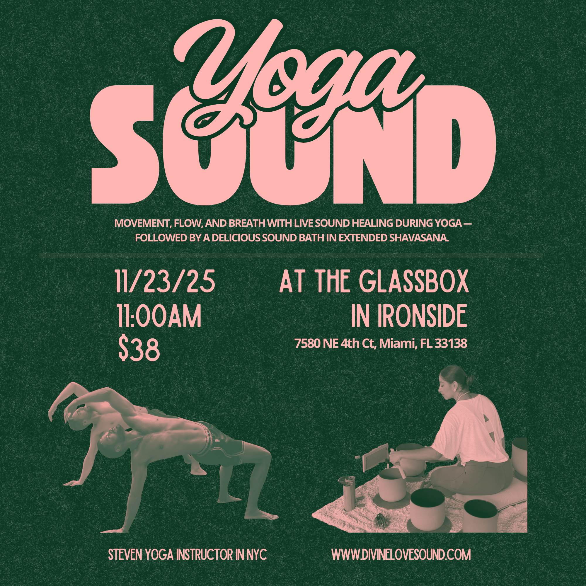 11/23: Yoga Sound — Yoga and Sound Healing in Miami thumbnail
