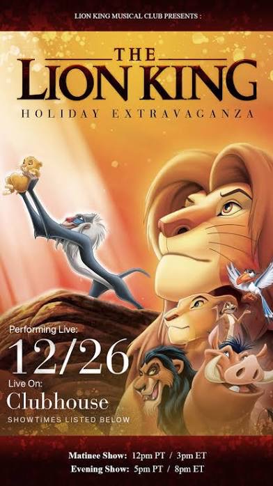 “The Lion King” musical goes live on Clubhouse and dominates the Internet | Revolt  thumbnail