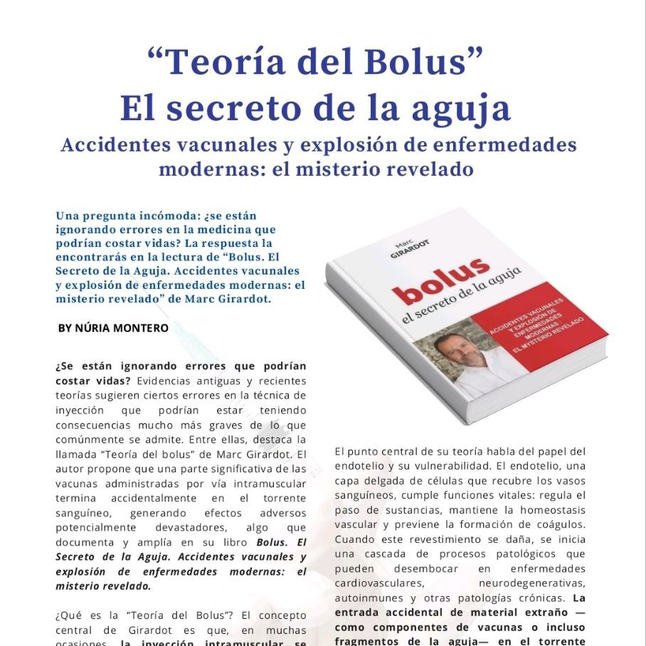 ARTÍCULO: "Teoría del bolus" El secreto de la aguja thumbnail