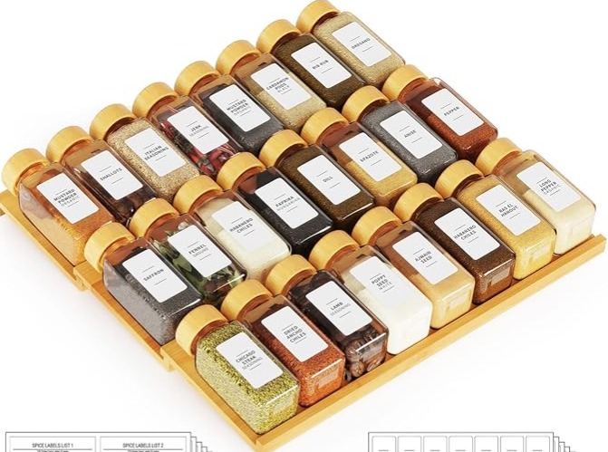 Organizador de Bamboo para Condimentos thumbnail