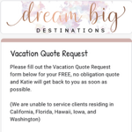 Request a Travel Quote thumbnail