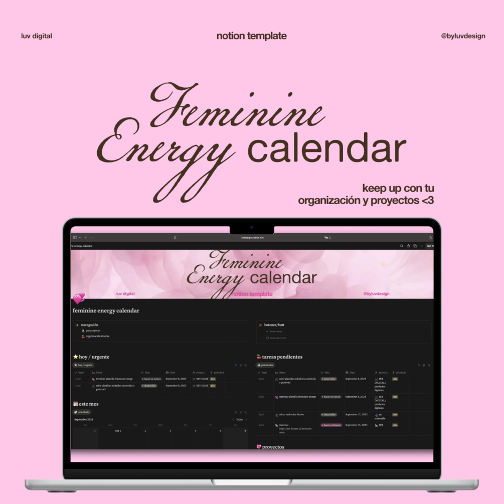 feminine energy calendar ✨ plantilla notion thumbnail